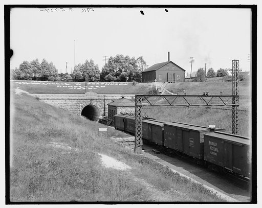 Entrance to St. Clair tunnel, Port Huron, Mich.