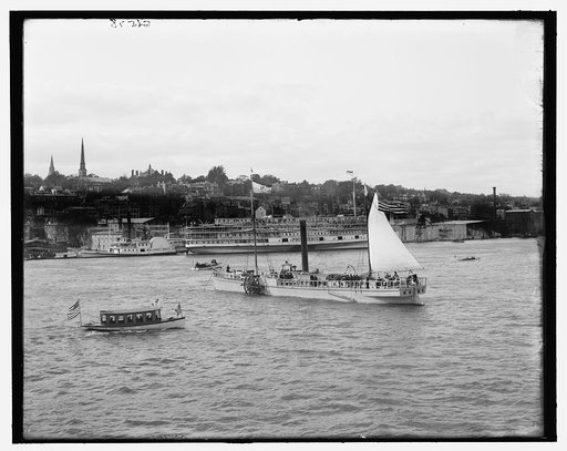 Steamer Clermont at Newburgh, N.Y.