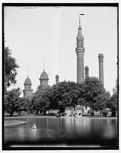 Towers, Water Works Park, Detroit, Mich.