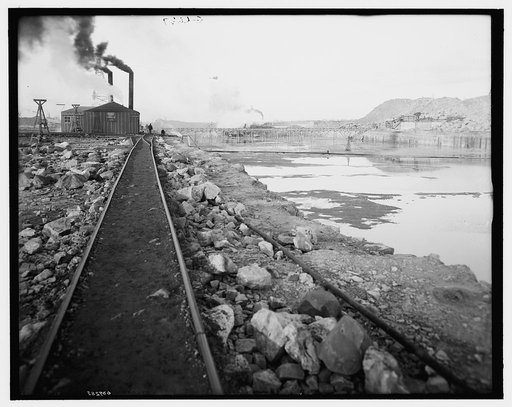 Looking east along the channel, Livingstone Channel, Detroit, Mich.