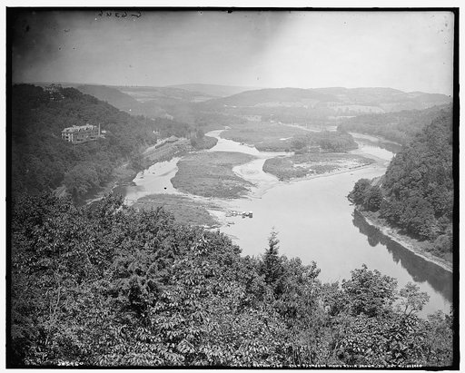 Up the Delaware from Prospect Rock, Delaware Water Gap, Pa.