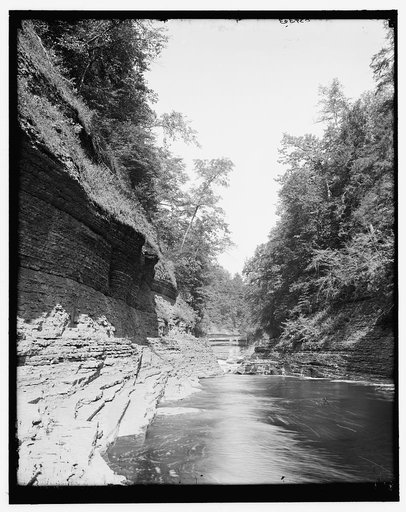 Up the gorge, Trenton Falls, N.Y.
