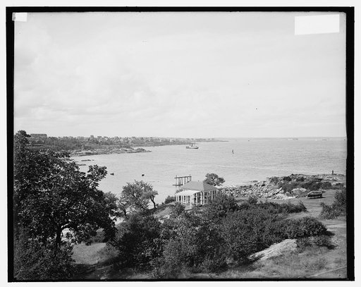 Portland harbor from Cape Cottage, Portland, Me.
