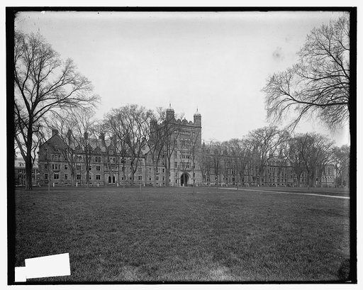 Yale University buildings, east front, New Haven, Conn.