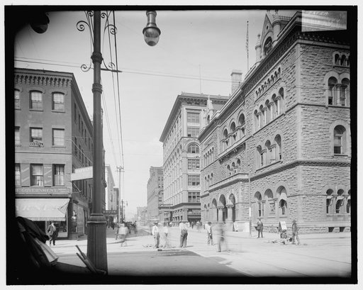 Post office & Fayette Street, Syracuse, N.Y.