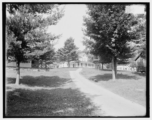 Approach to the Antlers, Raquette Lake, Adirondack Mtns., N.Y.