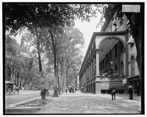 Congress Hall and Broadway, Saratoga Springs, N.Y.
