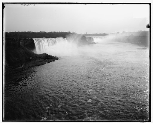 General view from International (Upper Steel Arch) Bridge, Niagara Falls, N.Y.