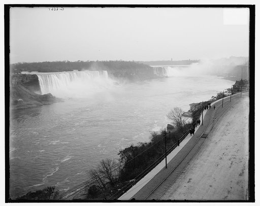 General view from Canadian shore, Niagara Falls, N.Y.