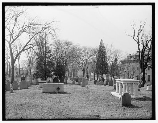 Cemetery, probably Salem, Mass.