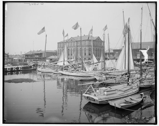 Oyster and charcoal luggers in the old basin, New Orleans, La.
