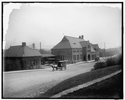 Michigan Central Railroad station, Ann Arbor, Mich.