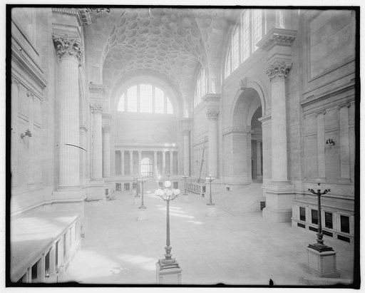 Pennsylvania Station, main waiting room, New York, N.Y.