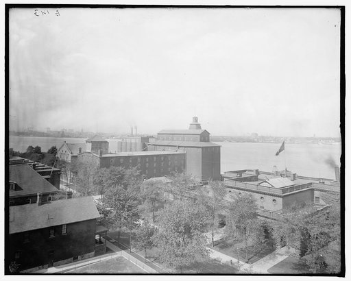 Hiram Walker & Sons, malt house from bottling works, Walkerville, Ont.
