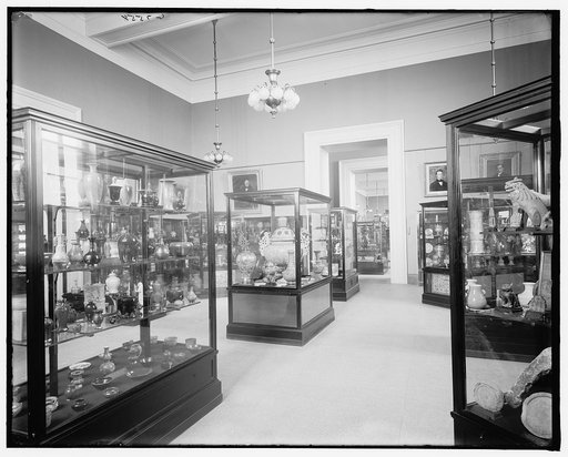 Brooklyn Institute of Arts and Sciences (Brooklyn Museum), gallery of ceramics, Brooklyn, N.Y.