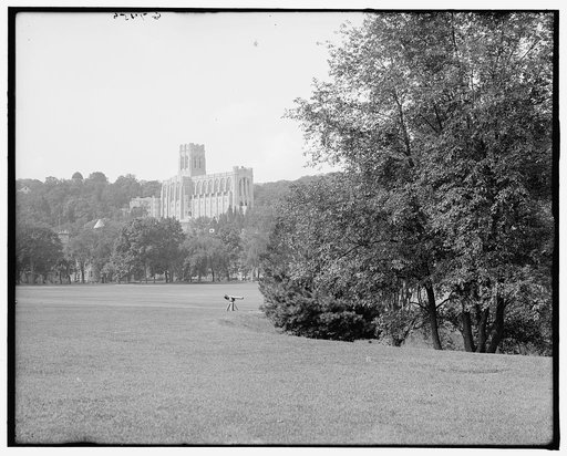 Chapel from across the plains, United States Military Academy, West Point, N.Y.