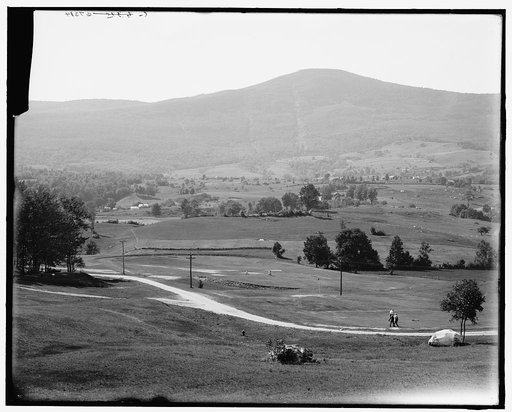 Mount Greylock from the golf links, Adams, Mass.