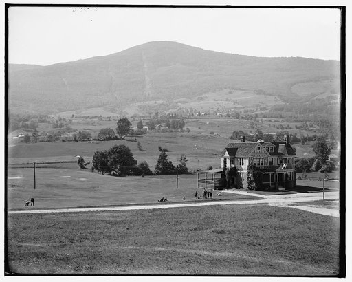 Mount Greylock from the golf links, Adams, Mass.