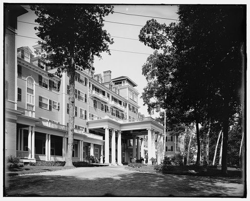 Hotel Aspinwall, east front, Lenox, Mass.