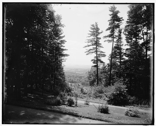 West from Hotel Aspinwall, Lenox, Mass.