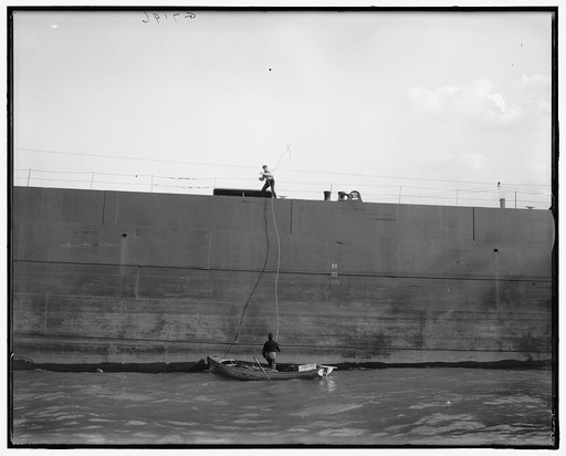 Throwing the line, U.S. mail service