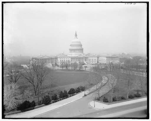 United States Capitol from Library of Congress, Washington, D.C.