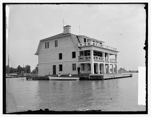 Detroit] Motor Boat Club, side view, [Detroit, Mich.