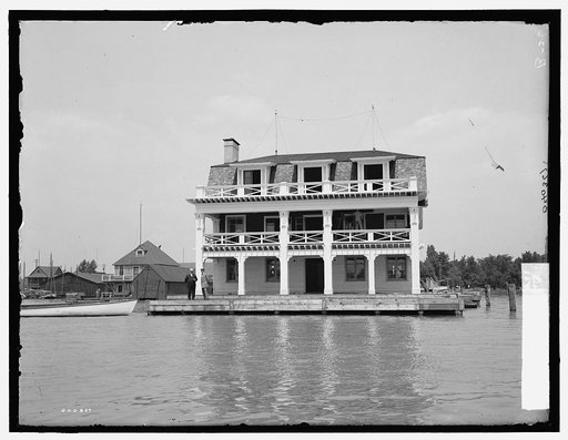 Detroit Motor Boat Club, front view, [Detroit, Mich.