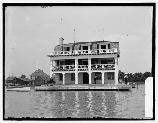 Detroit] Motor Boat Club, front view, [Detroit, Mich.