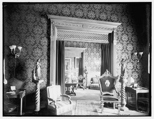 Ladies' writing room, reading room, and library, Murray Hill Hotel