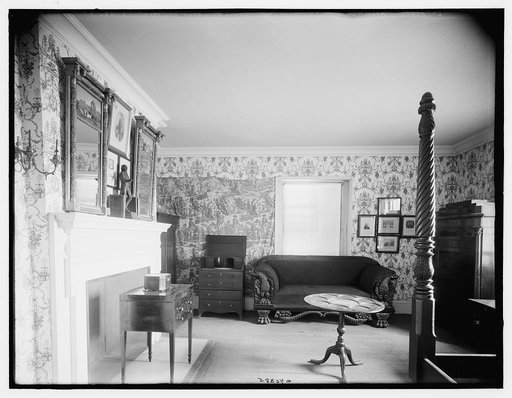 Lafayette room, where Lafayette slept, Washington's headquarters, Morris-Jumel Mansion