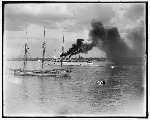 Detroit River scene, North Land