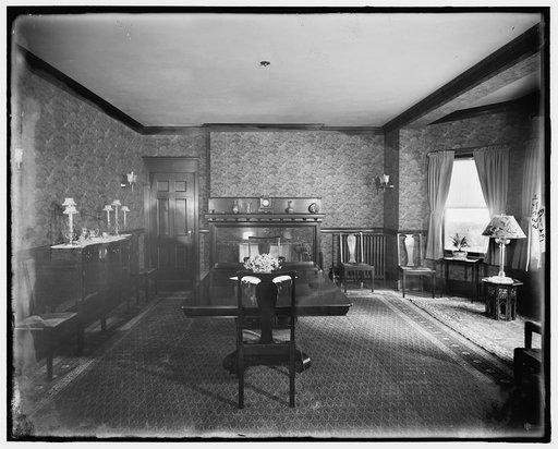 Lake Forest residence of Hugh R. McCullough, interior