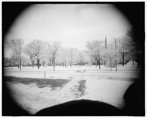Winter study, Grand Circus Park