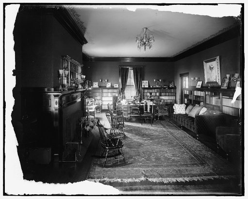 Mr. Hugh R. McCullough residence, library, Lake Forest, Ill.