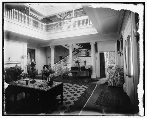 Morgan residence, interior, St. Clair Flats, Mich.