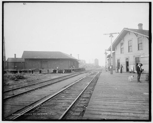 Station at Chenoa, Ill's.