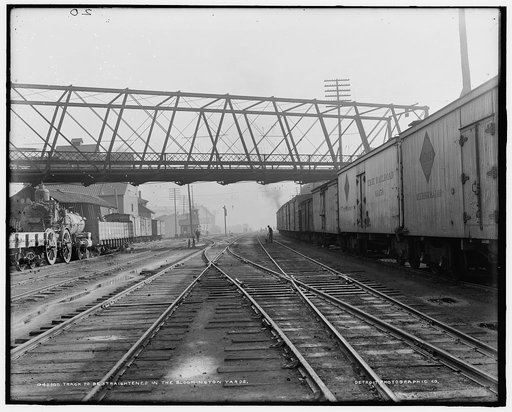 Track to be straightened in the Bloomington yards