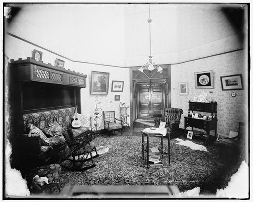 H.C. Clark residence, interior