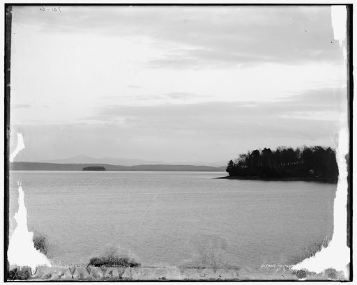 Mt. [Mount] Mansfield from Grand Isle, Lake Champlain