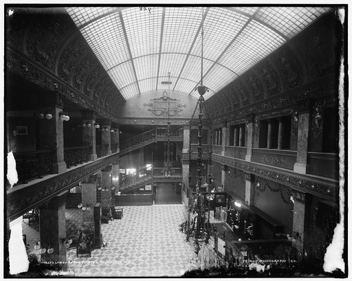 Lobby of the [Hotel] Pfister, Milwaukee, Wis.