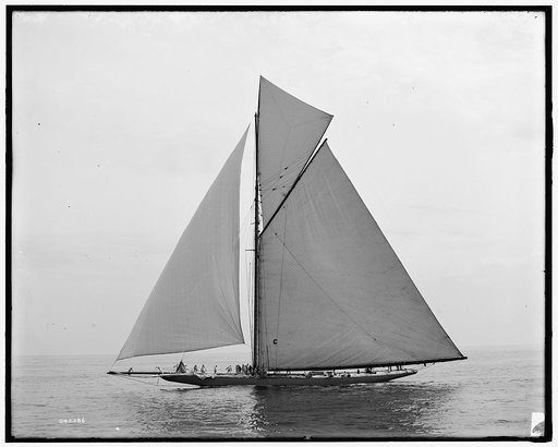 Yacht Independence, on second leg, July 8th