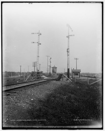 Interlocking signal plant, Joliet, Ill's.