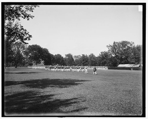 Battalion passing in review, West Point, N.Y.