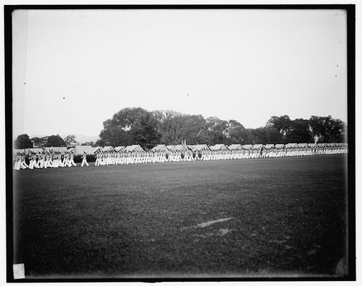 Battalion passing in review, West Point, N.Y.
