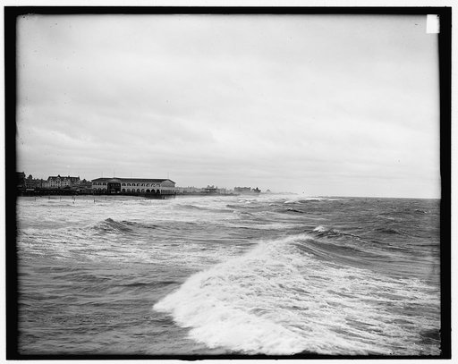 A Windy day along the coast, Asbury Park, N.J.