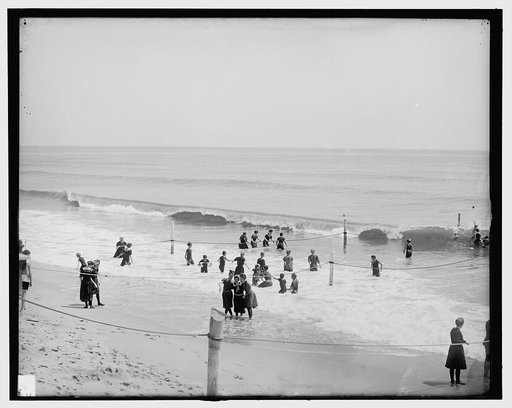 In the surf, Asbury Park, N.J.