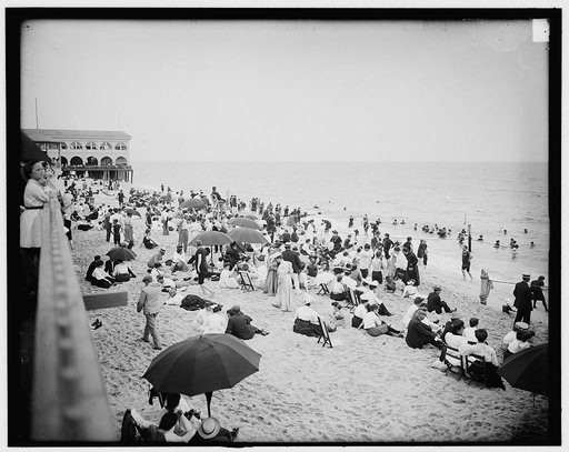 On the beach, Asbury Park, N.J.