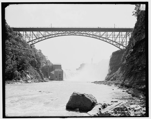 Lower falls of the Genesee, Rochester, N.Y.
