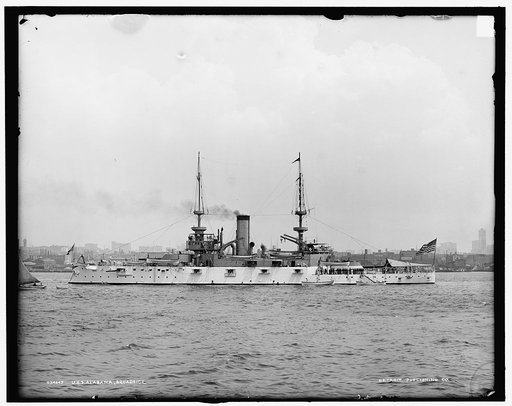 U.S.S. Alabama, broadside